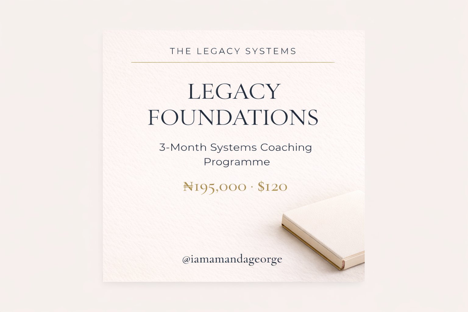 Legacy Foundations